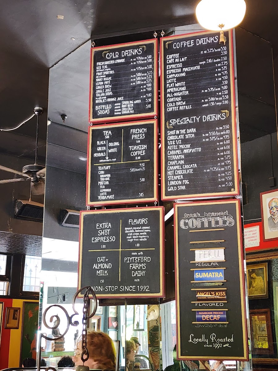 Java's Cafe Menu - Image 1